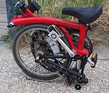 folded bike