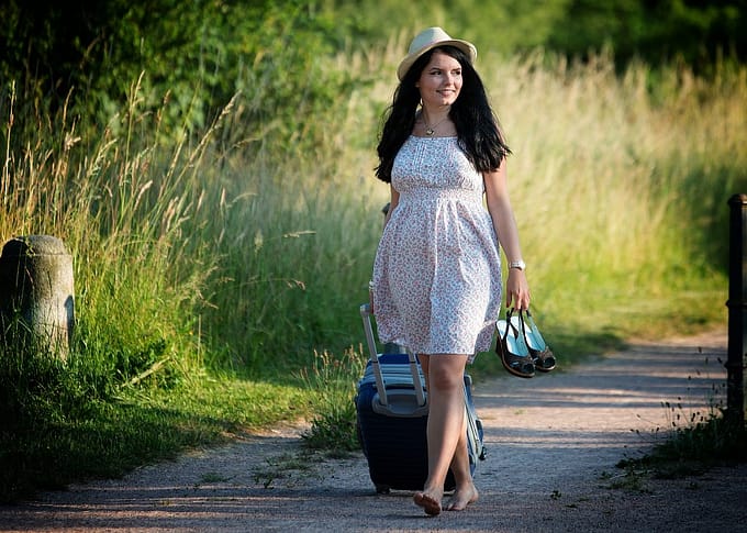 woman walking